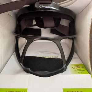 Champion Black Protective Softball Fielders Mask